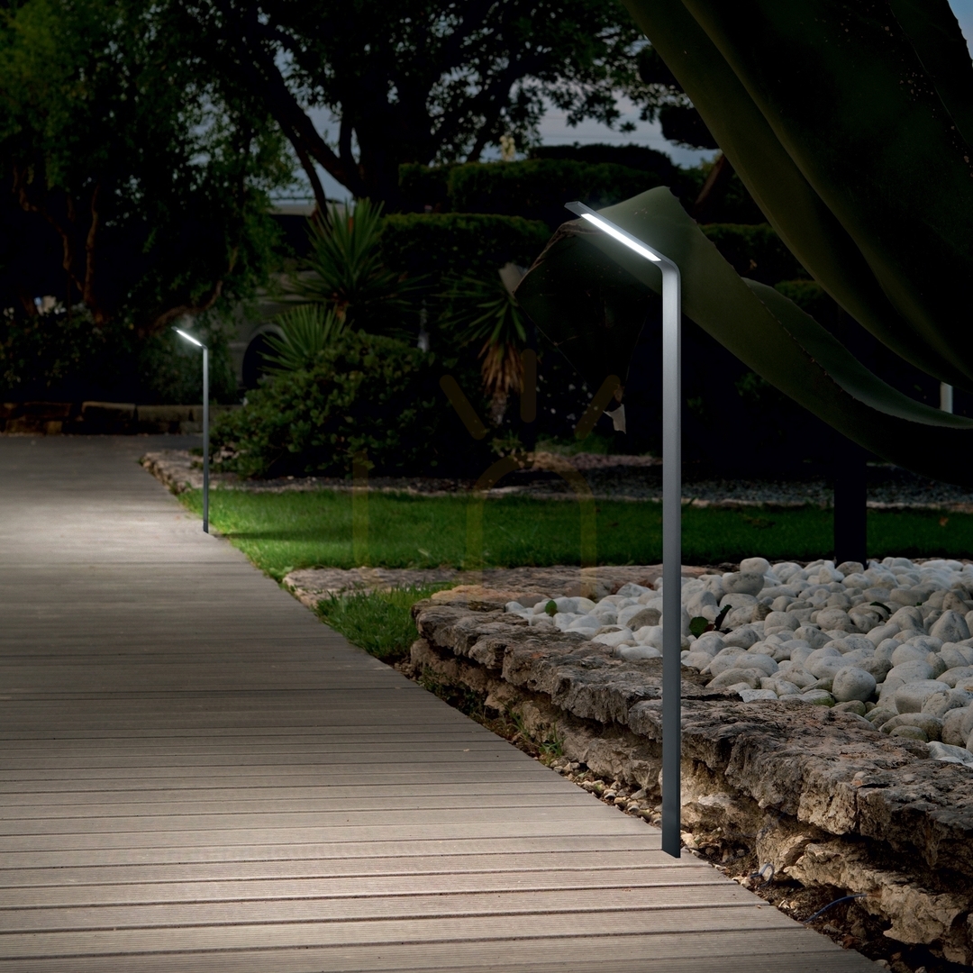Kilátás Kültéri állólámpa Ideallux AGOS PT H60 barna 6,5W LED 3000K 326689 Kültéri állólámpa Ideallux AGOS PT H60 barna 6,5W LED 3000K 326689