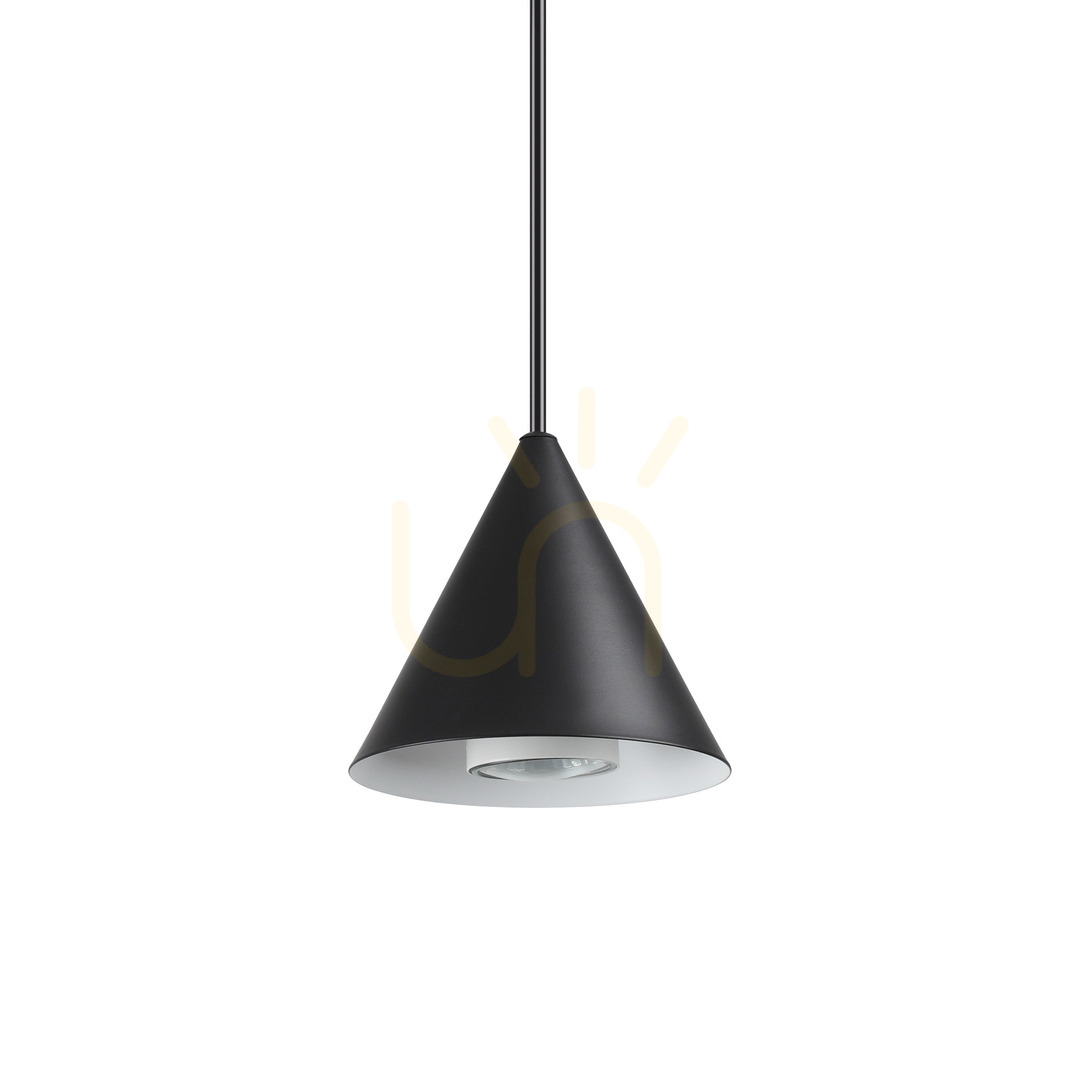 Előnézet Függőlámpa Ideallux A-LINE SP1 D13 fekete GU10 232713 Függőlámpa Ideallux A-LINE SP1 D13 fekete GU10 232713