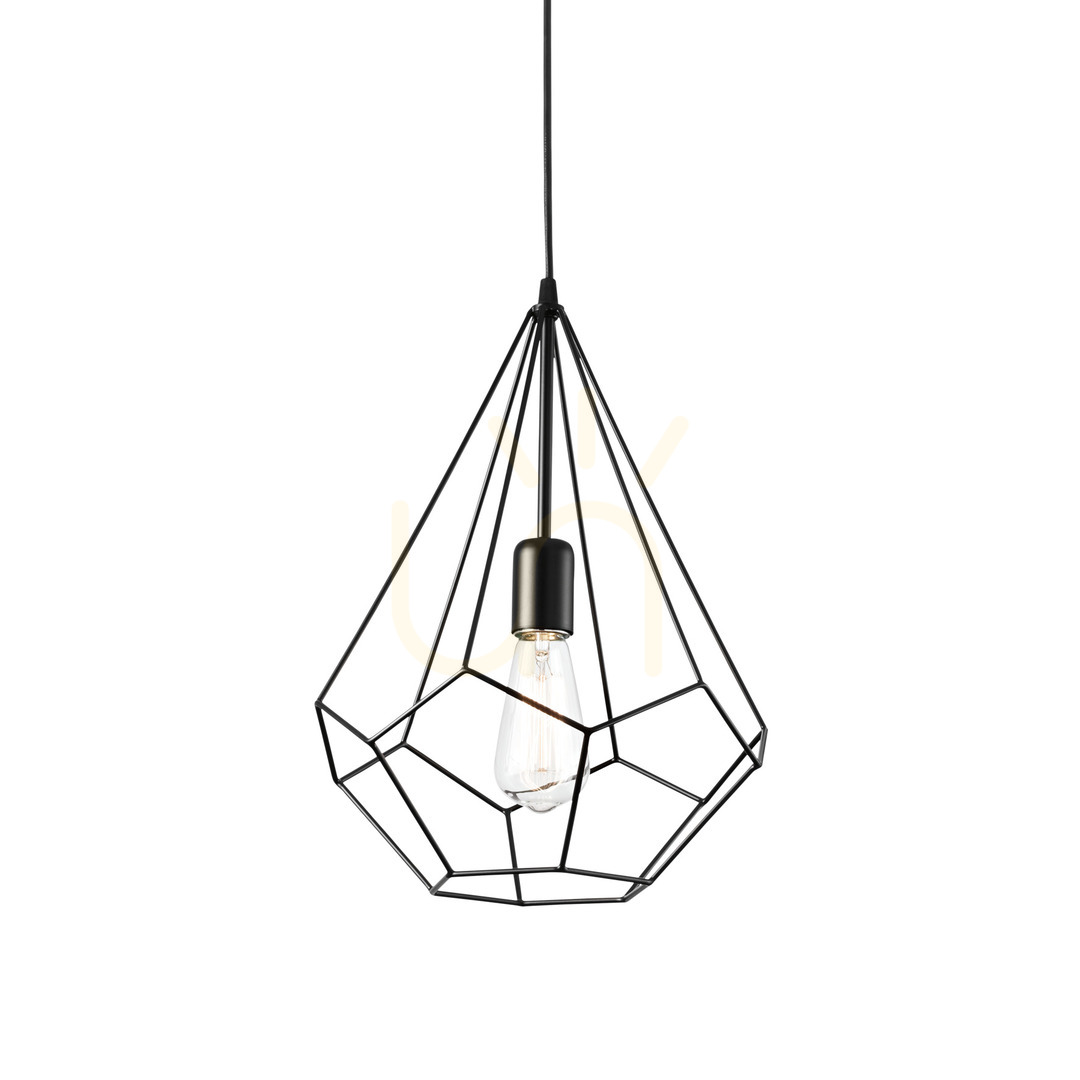 Jelölje be Függőlámpa Ideallux Ampolla SP1 Nero fekete fém E27 30 cm 148175 Függőlámpa Ideallux Ampolla SP1 Nero fekete fém E27 30 cm 148175