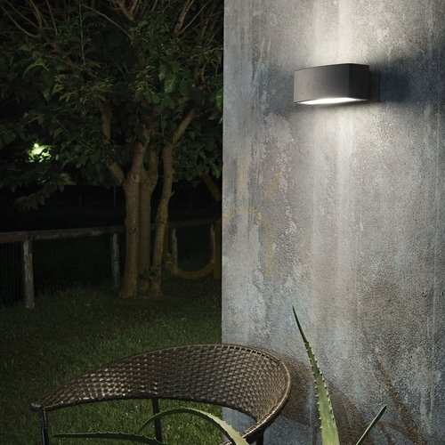 Jelölje be Kültéri fali lámpa Ideallux Andromeda AP1 Nero fekete E27 1x60W 061597