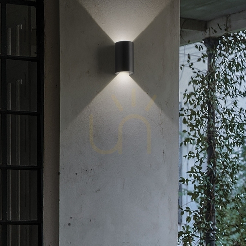 Jelölje be Kültéri fali lámpa Ideallux APOLLO AP fekete LED 6W 137391
