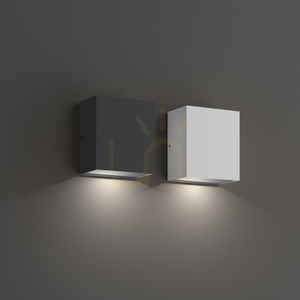 Kültéri fali lámpa Ideallux ARGO AP1 BIANCO fehér 6W 3000K 317564 small 2