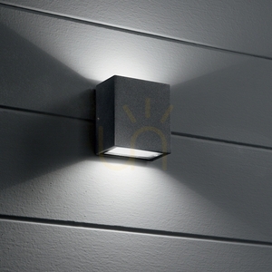 Kültéri fali lámpa Ideallux ARGO AP2 antracit LED 11W 3000K 250946 2 Kültéri fali lámpa Ideallux ARGO AP2 antracit LED 11W 3000K 250946 small 2