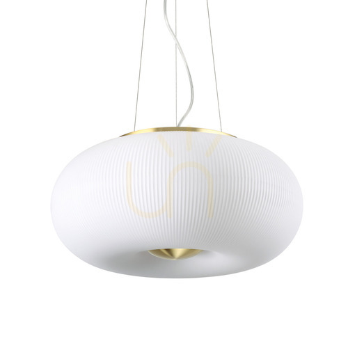 Jelölje be Függőlámpa Ideallux ARIZONA SP3 fehér üveg 40 cm GX53 214474