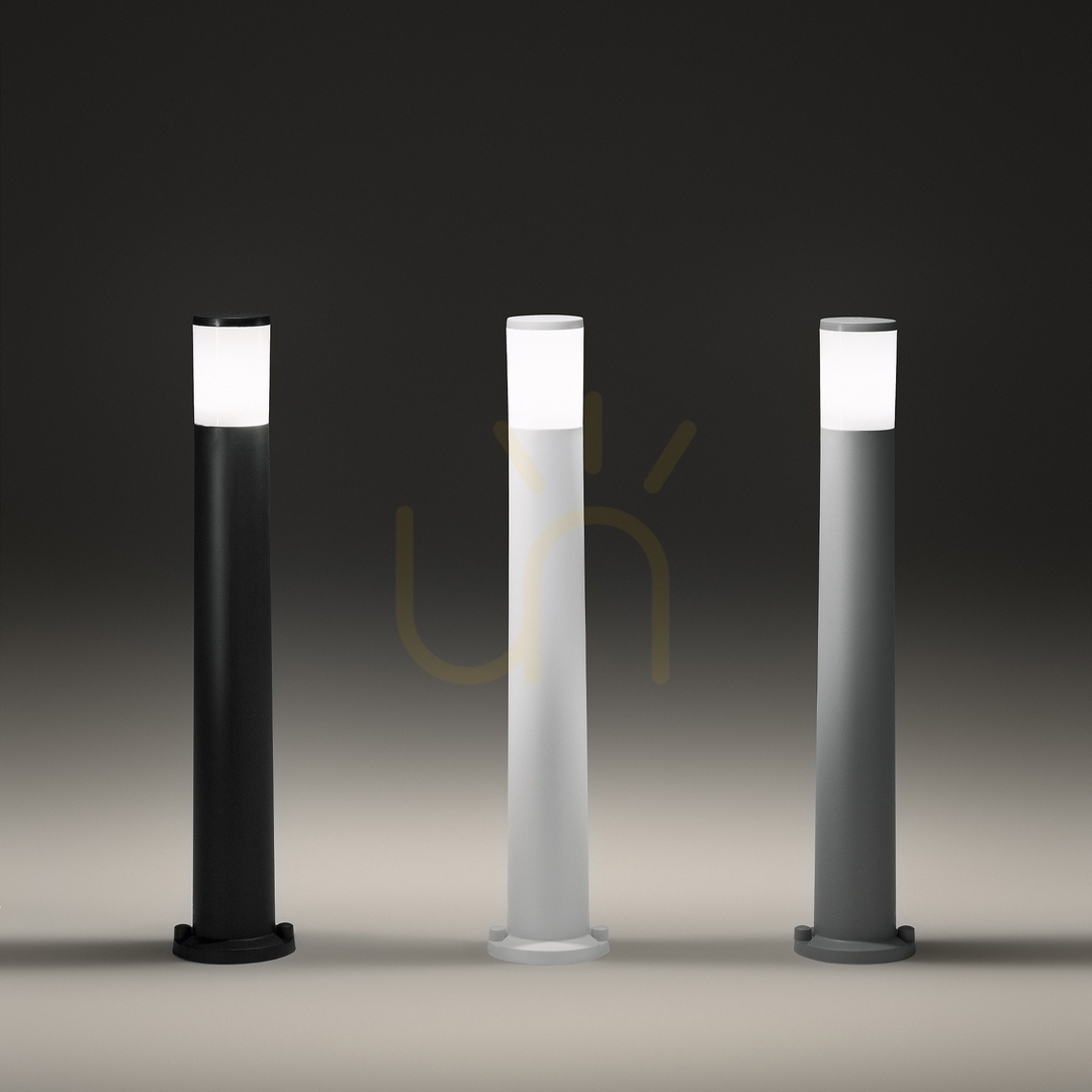 Kilátás Kültéri állólámpa Ideallux ATENA PT1 GRIGIO szürke 80 cm E27 198637 Kültéri állólámpa Ideallux ATENA PT1 GRIGIO szürke 80 cm E27 198637