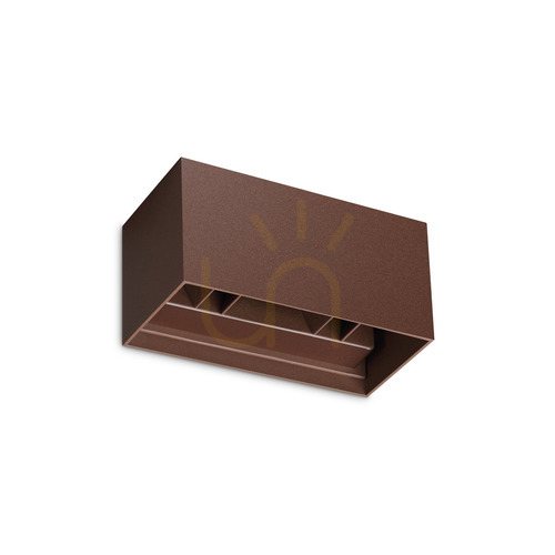 Jelölje be Kültéri fali lámpa Ideallux ATOM AP D20 Coffee barna LED 25W 328669