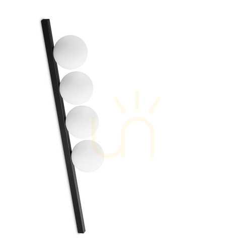 Jelölje be Plafon lámpa Ideallux BINOMIO PL4 Nero fekete 4xG9 86 cm 310688