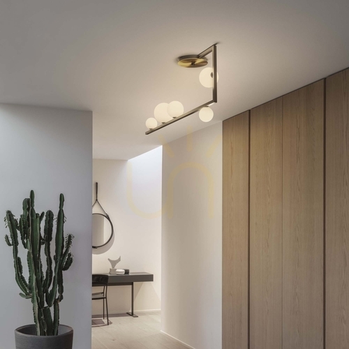 Jelölje be Plafon lámpa Ideallux BIRDS PL5 fekete 5xG9 273631