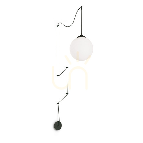 Jelölje be Függőlámpa Ideallux BOA SP1 NERO 160856 fekete 30 cm E27
