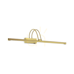 Fali lámpa Ideallux BOW AP D76 sárgaréz LED 8W 121130 small 0