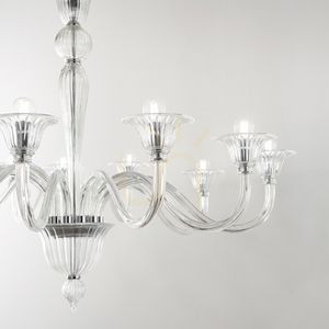 Függőlámpa Ideallux BRIGITTA SP8 átlátszó króm üveg 89 cm 199382 small 3