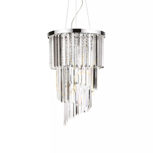 Jelölje be Függőlámpa Ideallux Carlton SP8 Cromo króm kristály 8xE14 117737