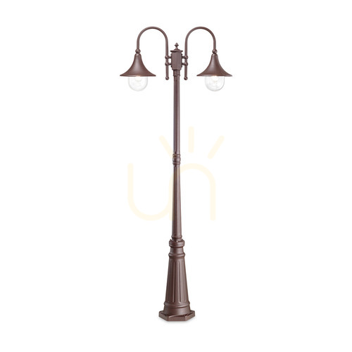 Jelölje be Kültéri állólámpa Ideallux CIMA PT2 Coffee barna E27 2x52W 246840