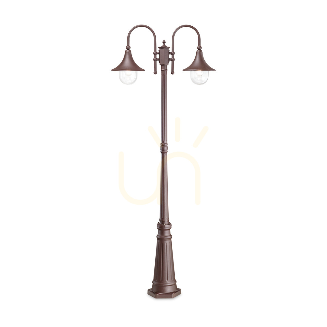 Jelölje be Kültéri állólámpa Ideallux CIMA PT2 Coffee barna E27 2x52W 246840 Kültéri állólámpa Ideallux CIMA PT2 Coffee barna E27 2x52W 246840
