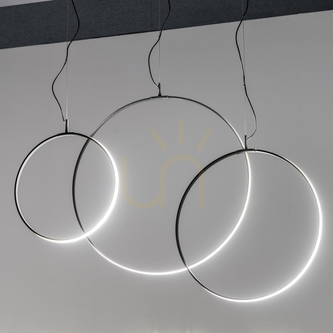 Kilátás Függőlámpa Ideallux CIRCUS SP D60 fekete LED 33W 291376 Függőlámpa Ideallux CIRCUS SP D60 fekete LED 33W 291376