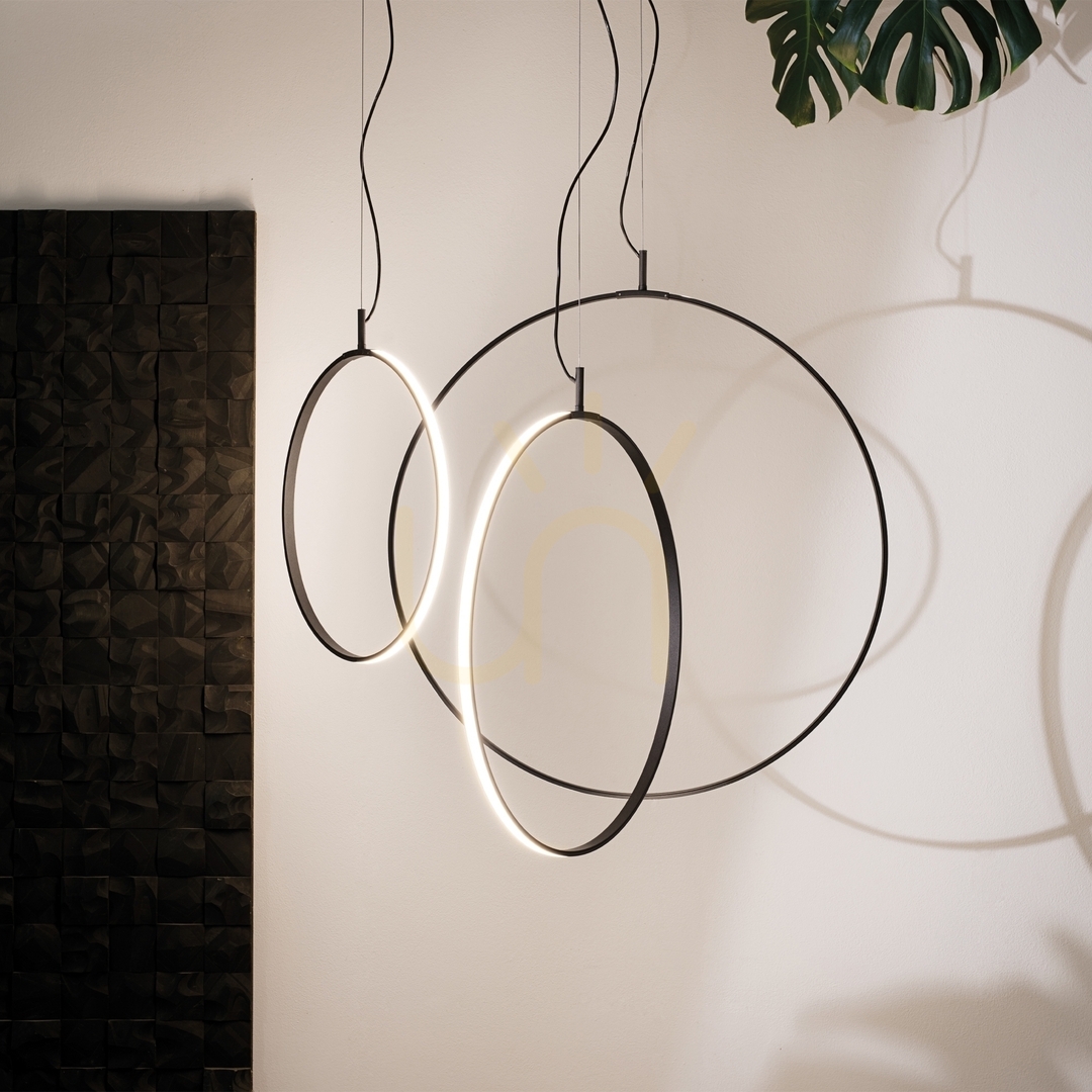 Előnézet Függőlámpa Ideallux CIRCUS SP D60 fekete LED 33W 291376 Függőlámpa Ideallux CIRCUS SP D60 fekete LED 33W 291376