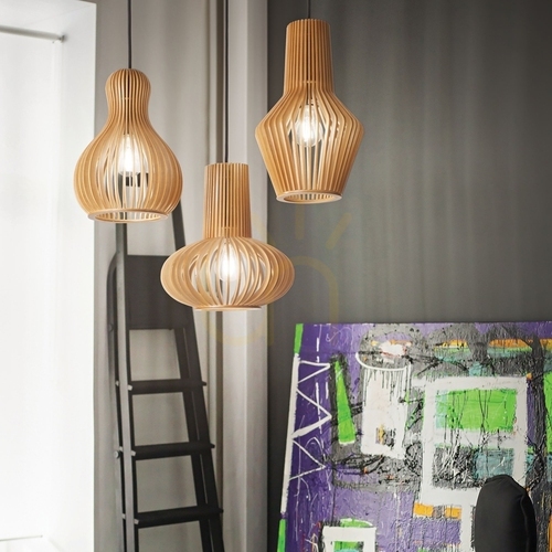 Jelölje be Függőlámpa Ideallux Citrus SP1 fa 26 cm E27 159850