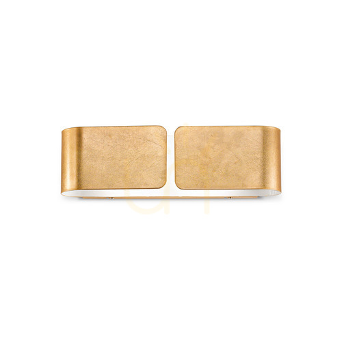 Jelölje be Fali lámpa Ideallux CLIP AP2 SMALL ORO arany 2xE27 088266