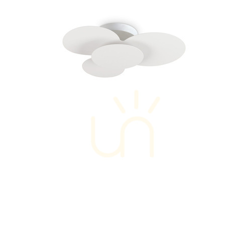 Jelölje be Plafon Ideallux Cloud PL D52 fehér LED 33W 52 cm 263519