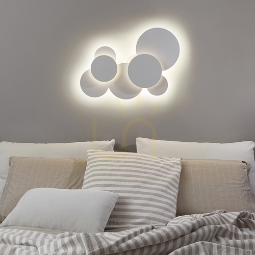 Jelölje be Plafonlámpa Ideallux CLOUD PL D74 fehér LED 46W 74 cm 285207
