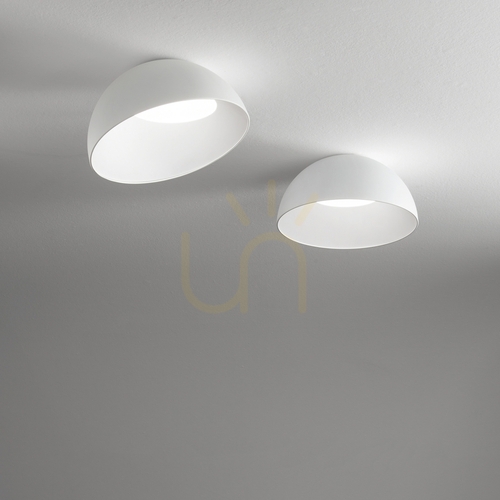 Jelölje be Plafon lámpa Ideallux Corolla LED 24W fehér üveg-fém 35 cm 297149