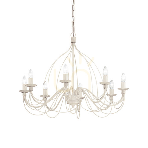 Jelölje be Függőlámpa Ideallux CORTE SP8 BIANCO fehér 8xE14 80 cm 005898