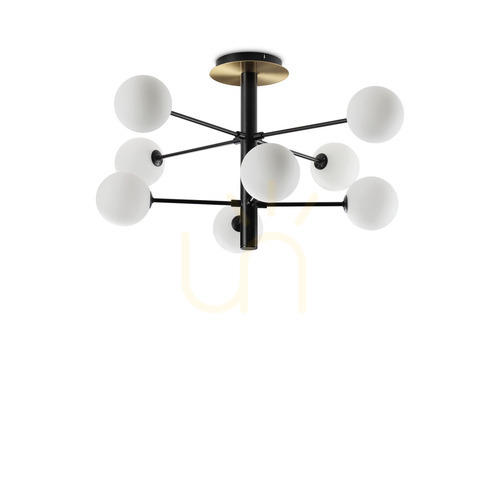 Jelölje be Plafonlámpa Ideallux Cosmopolitan PL8 fekete 8xG9 64 cm 328485