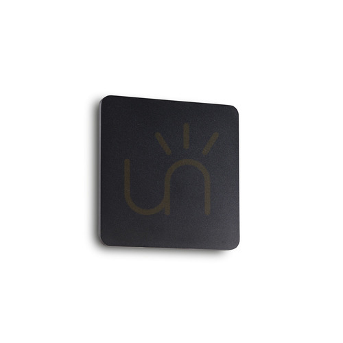 Jelölje be Fali lámpa Ideallux Cover AP D15 Square Nero fekete LED 9.5W 195766