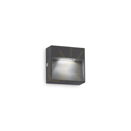 Jelölje be Kültéri fali lámpa Ideallux DEDRA AP BIG antracit LED 1,5W 316871