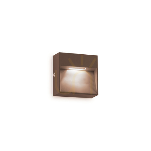 Jelölje be Kültéri fali lámpa Ideallux Dedra AP Big Coffee barna LED 1,5W 328621