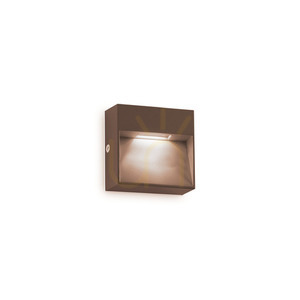 Kültéri fali lámpa Ideallux Dedra AP Big Coffee barna LED 1,5W 328621 small 0