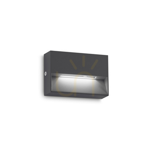 Jelölje be Kültéri fali lámpa Ideallux Dedra AP Small antracit LED 1.5W 328645