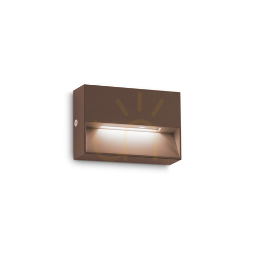 Jelölje be Kültéri fali lámpa Ideallux Dedra AP Small Coffee barna LED 1,5W 316895