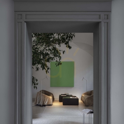 Jelölje be Állólámpa Ideallux Diesis PT Ottone sárgaréz LED 4,5W 151 cm 285344
