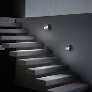 Kültéri fali lámpa Ideallux DOWN AP1 antracit G9 122045 small 2