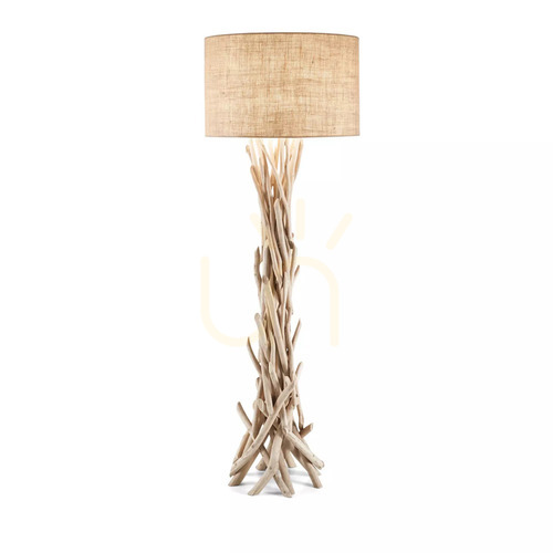 Jelölje be Állólámpa Ideallux DRIFTWOOD PT1 fa-szövet 55 cm 148939