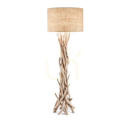 Jelölje be Állólámpa Ideallux DRIFTWOOD PT1 fa-szövet 55 cm 148939