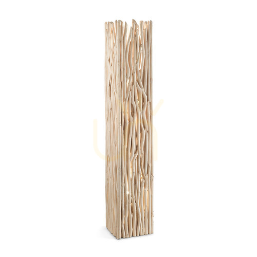 Jelölje be Állólámpa Ideallux Driftwood PT2 fa E27 3x60W 156 cm 180946