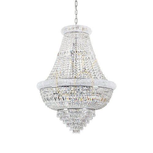 Jelölje be Függőlámpa Ideallux Dubai SP24 Cromo króm kristály 24xE14 80 cm 243597