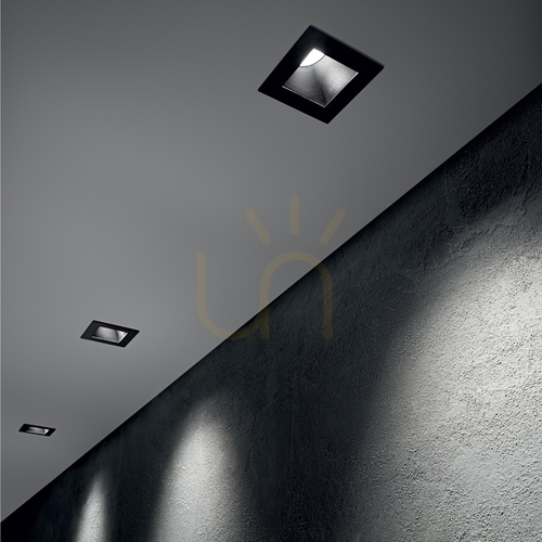 Jelölje be Lámpakeret Ideallux DYNAMIC Frame Square fekete 10 cm 208732