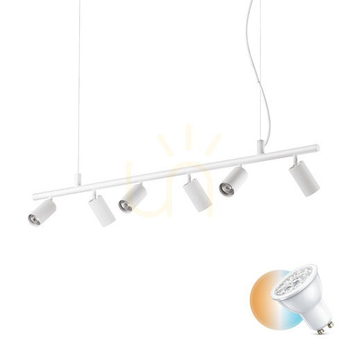 Jelölje be Függőlámpa Ideallux Dynamite SP6 Bianco fehér 6xGU10 231433
