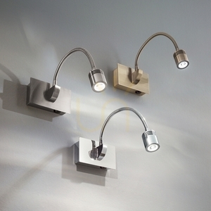 Fali lámpa Ideallux Dynamo AP nikkel LED 3,5W 031477 2 Fali lámpa Ideallux Dynamo AP nikkel LED 3,5W 031477 small 2