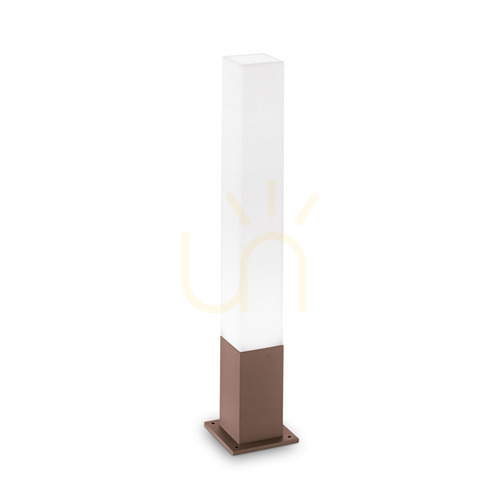 Jelölje be Kültéri állólámpa Ideallux EDO PT1 Square Coffee barna 79 cm GX53 213088