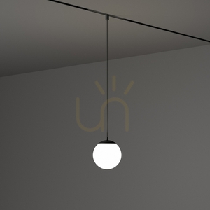 Sínes függeszték Ideallux EGO Pendant Ball fekete 10W 3000K 327525 small 1
