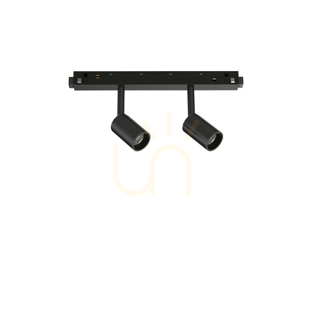 Jelölje be Sínes LED lámpa Ideallux EGO Track Double 5W 4000K fekete 321714 Sínes LED lámpa Ideallux EGO Track Double 5W 4000K fekete 321714