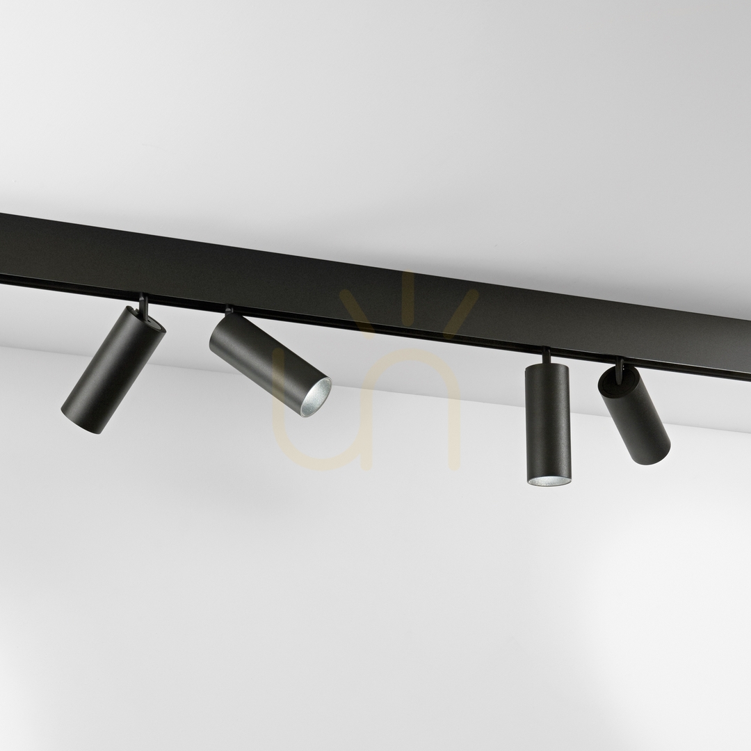 Kilátás Sínes lámpa Ideallux EGO Track Double 24W 3000K fekete 286372 Sínes lámpa Ideallux EGO Track Double 24W 3000K fekete 286372
