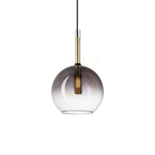 Jelölje be Függőlámpa Ideallux EMPIRE SP1 SFERA króm üveg fekete 18 cm 309811