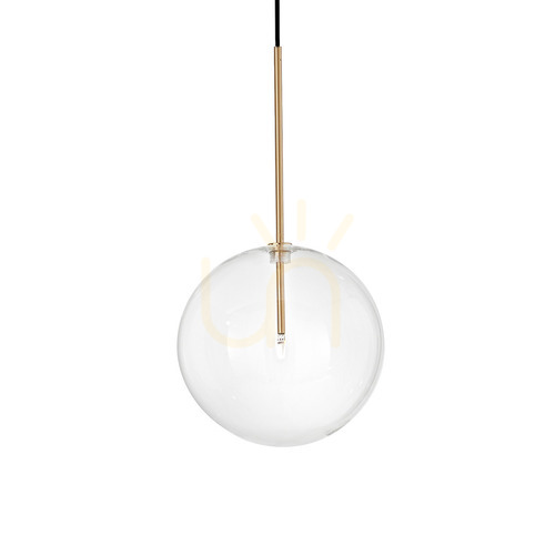 Jelölje be Függőlámpa Ideallux Equinoxe SP1 D25 sárgaréz üveg 277394
