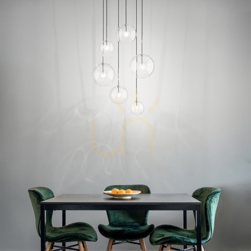 Jelölje be Függőlámpa Ideallux Equinoxe SP6 317243 sárgaréz 6xG4 65 cm