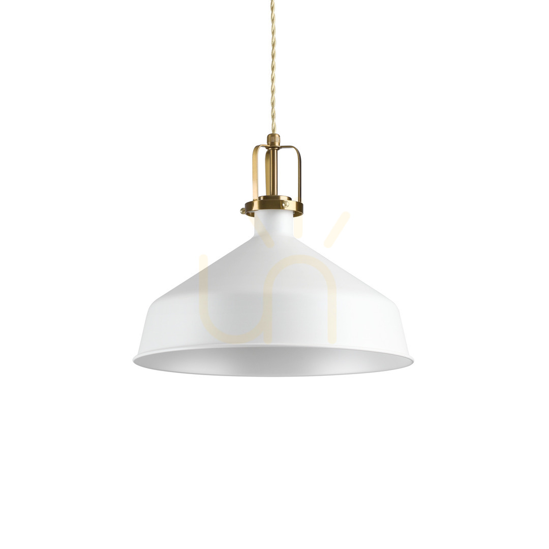 Jelölje be Függőlámpa Ideallux ERIS SP1 Bianco fehér fém 33 cm E27 238135 Függőlámpa Ideallux ERIS SP1 Bianco fehér fém 33 cm E27 238135